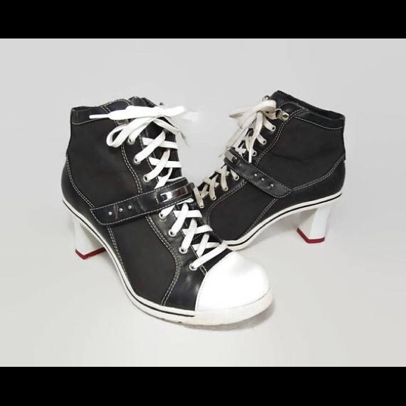 lei velcro platform sneakers